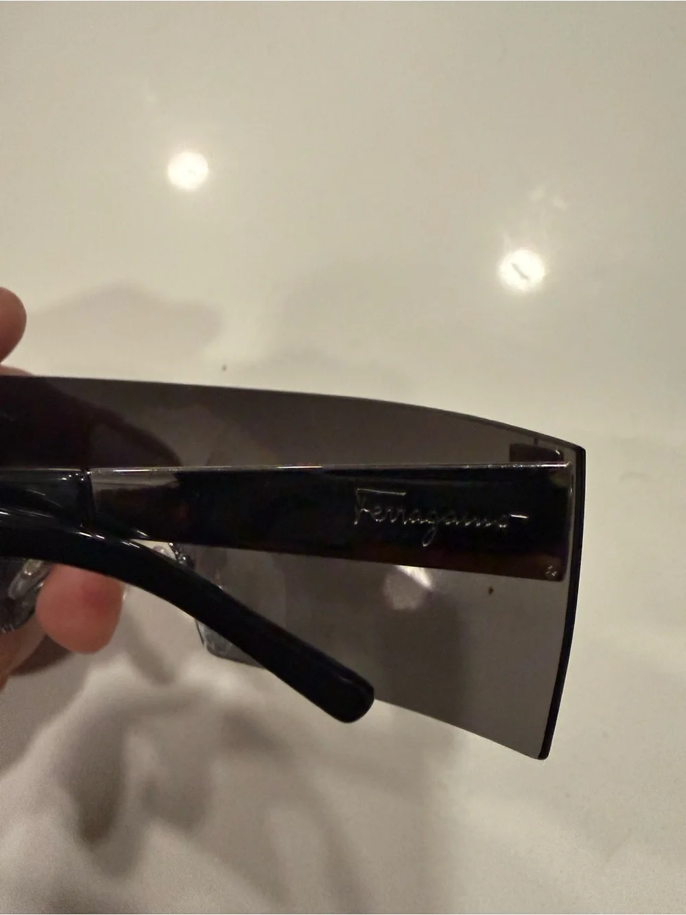 Salvatore Ferragamo black sunglasses